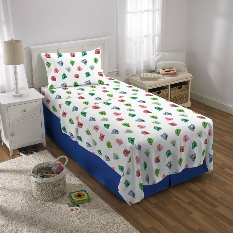 slide 1 of 5, Super Mario Bros: The Movie Queen Sheet Set Fictitious Character, 1 ct