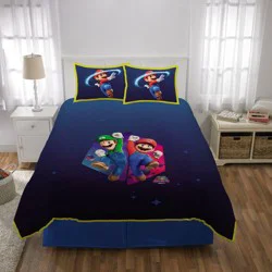 Super Mario Bros: The Movie Full/Queen Quilt Set