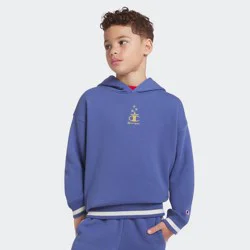 Champion Boys' Oversized Fleece Hoodie - Blue S