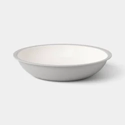 36 fl oz Plastic Cereal Bowl Gray - Room Essentials™
