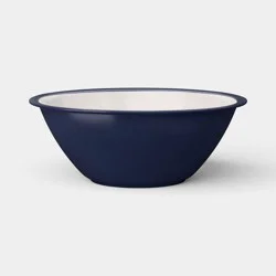 30 fl oz Plastic Cereal Bowl Navy Blue - Room Essentials™