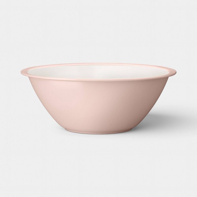 slide 1 of 3, 30 fl oz Plastic Cereal Bowl Pink - Room Essentials™, 30 fl oz