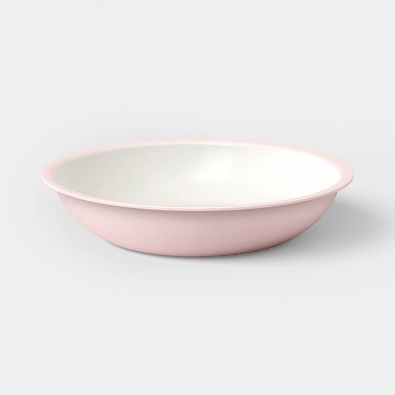 slide 1 of 3, 36 fl oz Plastic Cereal Bowl Pink - Room Essentials™, 36 fl oz