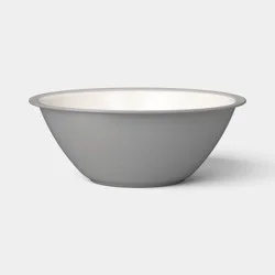 30 fl oz Plastic Cereal Bowl Gray - Room Essentials™
