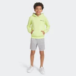 Champion Kid's Signature Fleece Pullover Hoodie - Lemon Yellow L