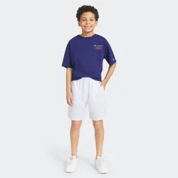 Champion Kids' Signature Mesh Shorts - Bright White L