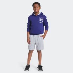Champion Boys' Signature Mesh Shorts - Gray S