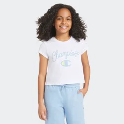 Champion Girls' Graphic Baby T-Shirt - White S