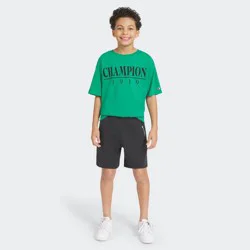 Champion Boys' Double Knit Shorts - Black L