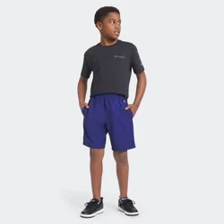 Champion Boys' Stretch Woven Shorts - Dark Blue S