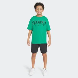 Champion Boys' Oversized Graphic T-Shirt - Green S