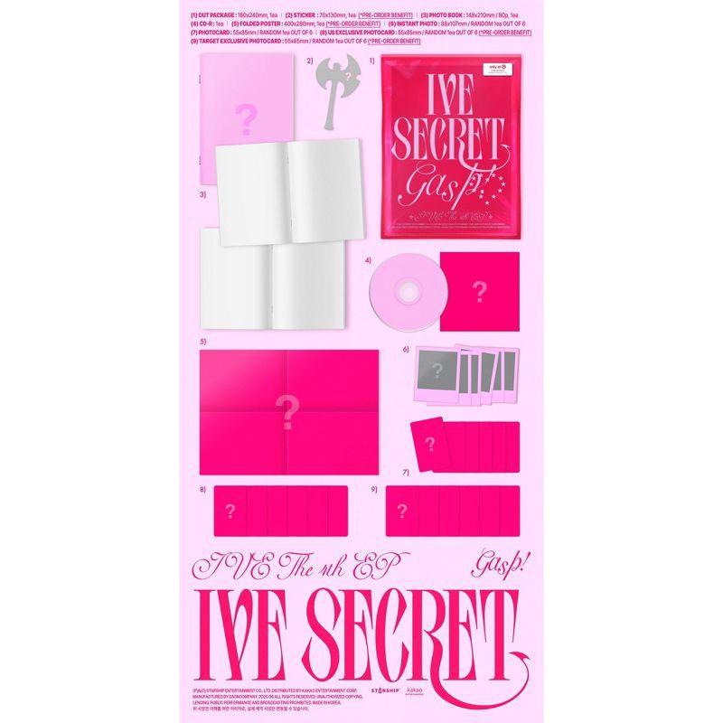 slide 5 of 7, The Orchard IVE - The 4th EP IVE Secret (Target Exclusive, CD), 1 ct