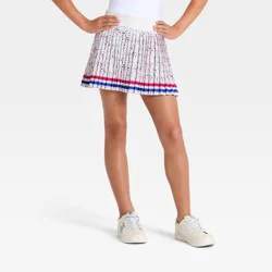 Girls' Pleated Active Skort - All In Motion™ Cream L