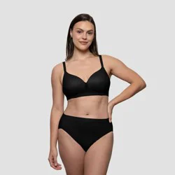 Vanity Fair Lingerie Women's Smoothing Wireless T-Shirt Bra Inspired By You - Black 42C