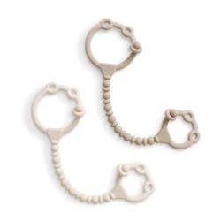 Itzy Ritzy Beaded Toy Straps - 2pk: Silicone, BPA-Free, Pacifier Clips