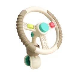 Itzy Ritzy Bitzy Driver Steering Wheel Baby Activity Toy for Wagon and Shopping Cart: Creative Thinking, Sensory Development, Fine Motor Skills