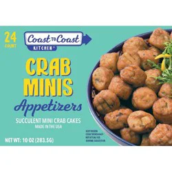 Coast To Coast Kitchen Mini Crab Cakes - Frozen - 10oz