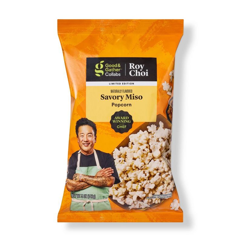 slide 1 of 6, Savory Miso Popcorn - 5oz - Good & Gather™ Collabs | Roy Choi, 5 oz