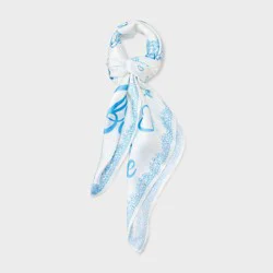 Bridal Icon Scarf - Blue/White