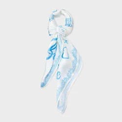 Bridal Icon Scarf - Blue/White