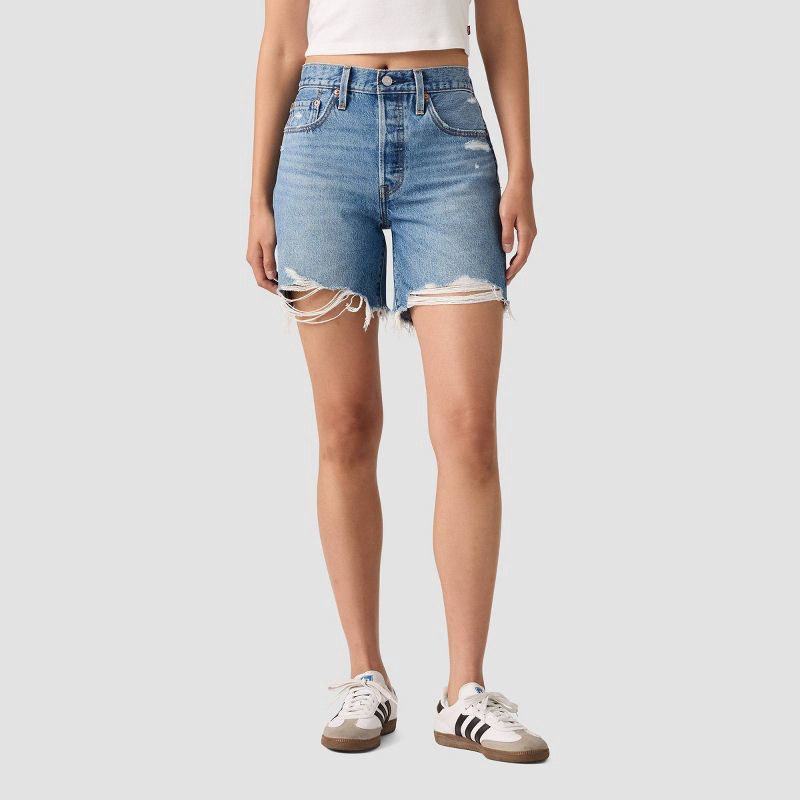 slide 1 of 3, Levi's® 501 Women's Mid-Thigh Shorts - Blow Big Horns 30, 1 ct