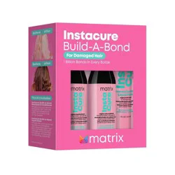 Matrix Instacure Build-A-Bond Travel Kit for Very Damaged Hair: For All Hair Types, Multiple Forms, Shampoo & Conditioner Set