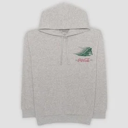 Men's Coca-Cola Ski Club Hoodie Sweatshirt - Heather Gray L