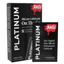 Wet Platinum To-Go Personal Lubricant - 8pk/24ml