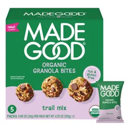 MadeGood Organic Granola Bites Trail Mix - 4.25oz/5ct