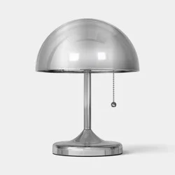 Trend Metal Shade with Chrome Base Table Lamp Silver - Room Essentials™