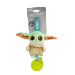 Star Wars Grogu Activity On-The-Go Toy: Teether, Hanging Loop, Crinkles