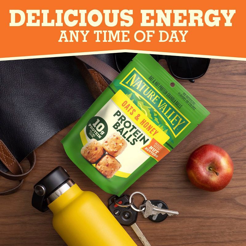 slide 6 of 7, Nature Valley Oats and Honey Protein Balls - 7.94oz, 7.94 oz
