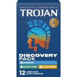 Trojan Discovery Pack Condoms - 12ct