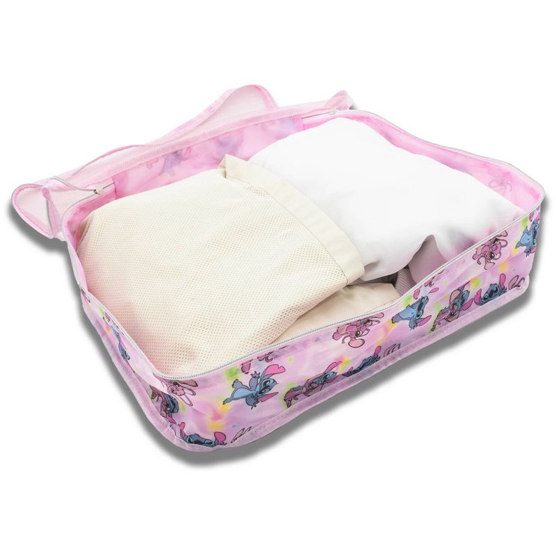 slide 8 of 9, Disney Bluey Stitch 5pk Packing Cube - Stitch Pink, 5 ct
