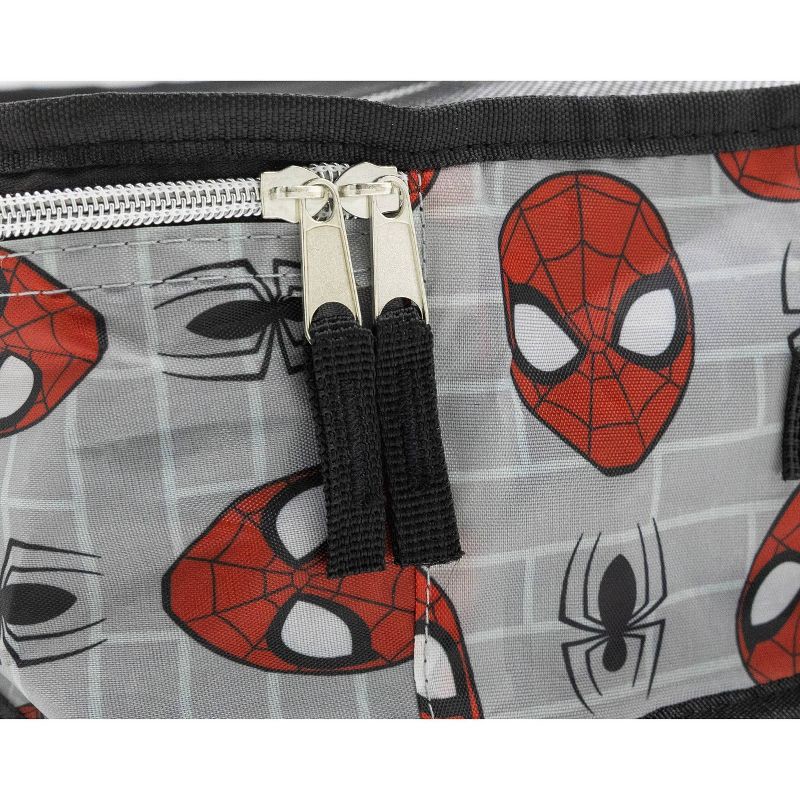 slide 4 of 9, Marvel Spiderman 5pk Packing Cube - Black/Red, 5 ct