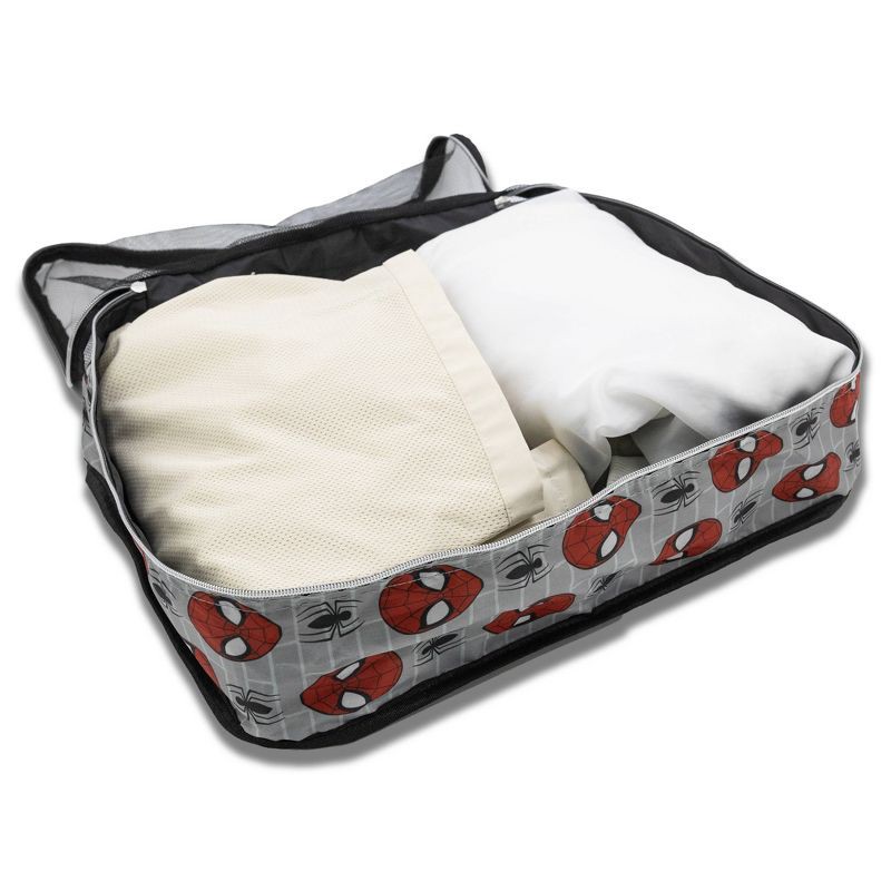 slide 7 of 9, Marvel Spiderman 5pk Packing Cube - Black/Red, 5 ct