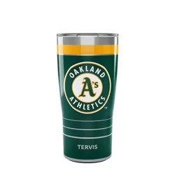 MLB Oakland Athletics 20oz Stainless Steel Tervis Traveler MVP Tumbler