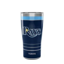 MLB Tampa Bay Rays 20oz Stainless Steel Tervis Traveler MVP Tumbler