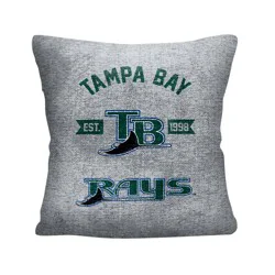 MLB Tampa Bay Rays 26"x26" Woven Pillow