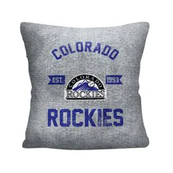 MLB Colorado Rockies 26"x26" Woven Pillow