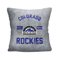 MLB Colorado Rockies 26"x26" Woven Pillow