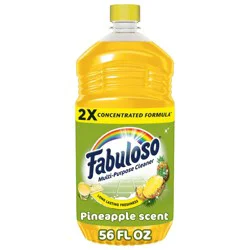 Fabuloso Pineapple Liquid All-Purpose Cleaners - 56oz: Multi-Surface, Furniture, Floor Usage