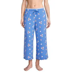 Jockey Generation™ Women's Luxe Crop Pants - Blue Beach Balls S