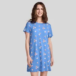 Jockey Generation™ Women's Luxe Sleepshirt - Blue Beach Balls S
