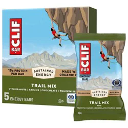 CLIF Bar Trail Mix Granola Protein Bar - 10g Protein - 12oz/5pk