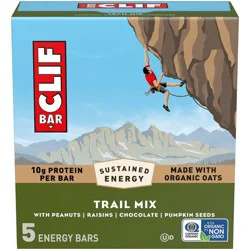 CLIF Bar Trail Mix Granola Protein Bar - 10g Protein - 12oz/5pk