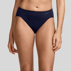 Jockey Generation™ Women's 4pk Cotton Stretch Breathe High Cut Underwear - Assorted Blue S