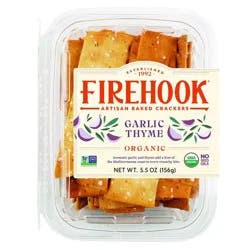 Firehook Crackers Garlic Thyme - 5.5oz