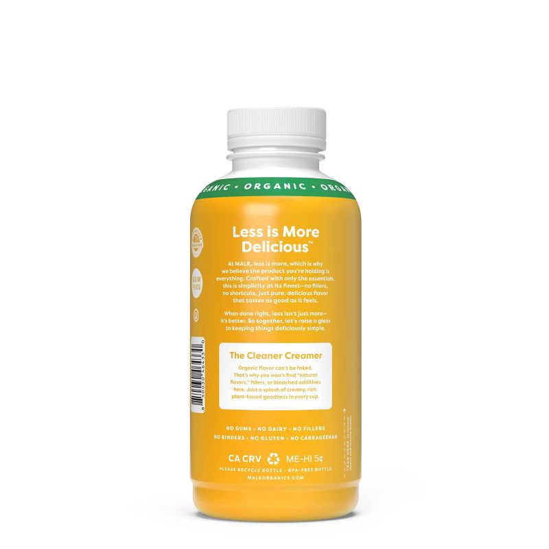 slide 2 of 3, MALK Organics Vanilla Coconut Creamer - 16 fl oz, 16 fl oz