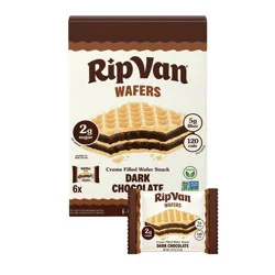 Rip van Wafels Rip Van Wafers Dark Chocolate - 4.68oz/6ct